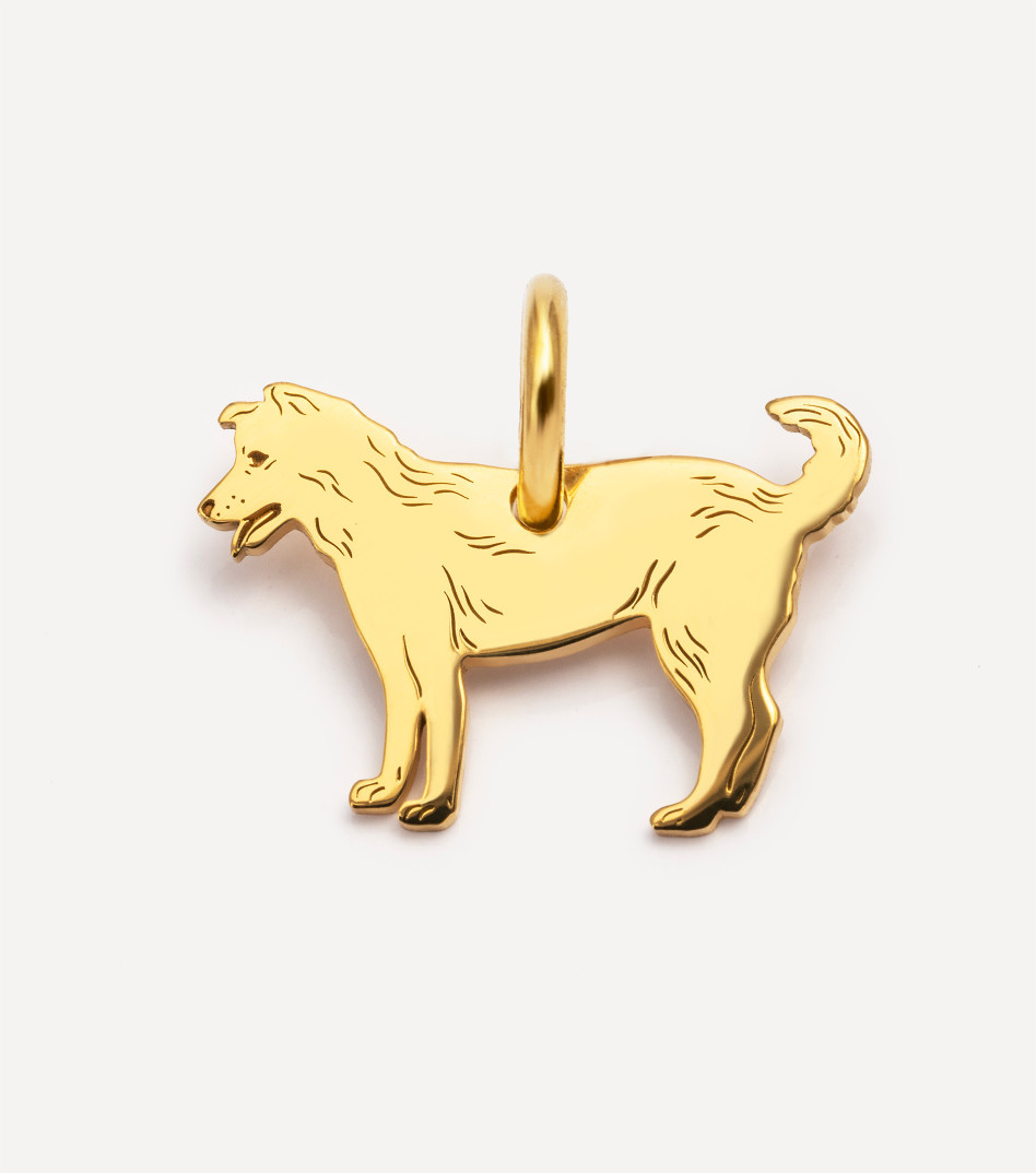 Pozłacana zawieszka kundelek