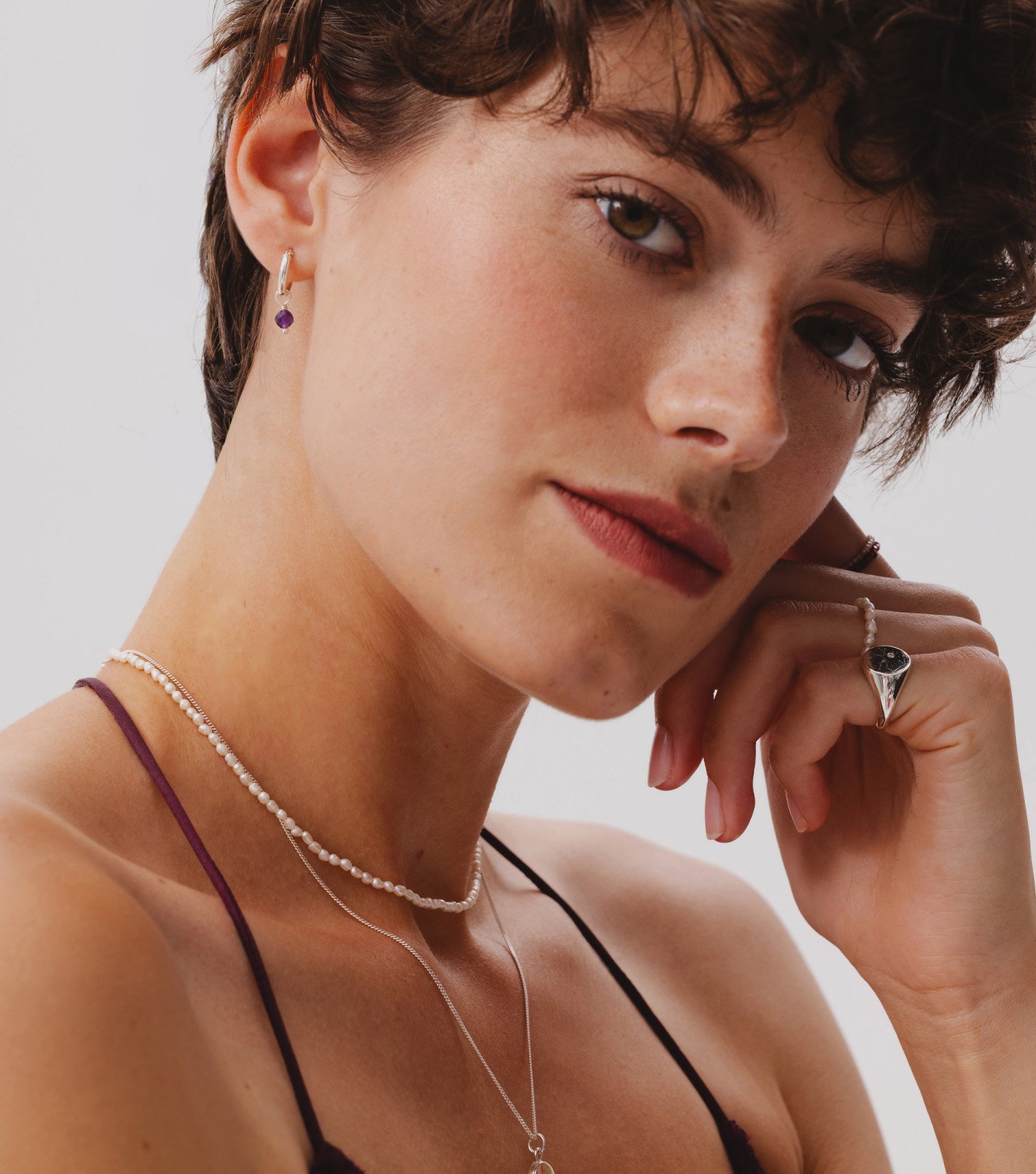 Choker z naturalnych pereł Choker z naturalnych pereł
