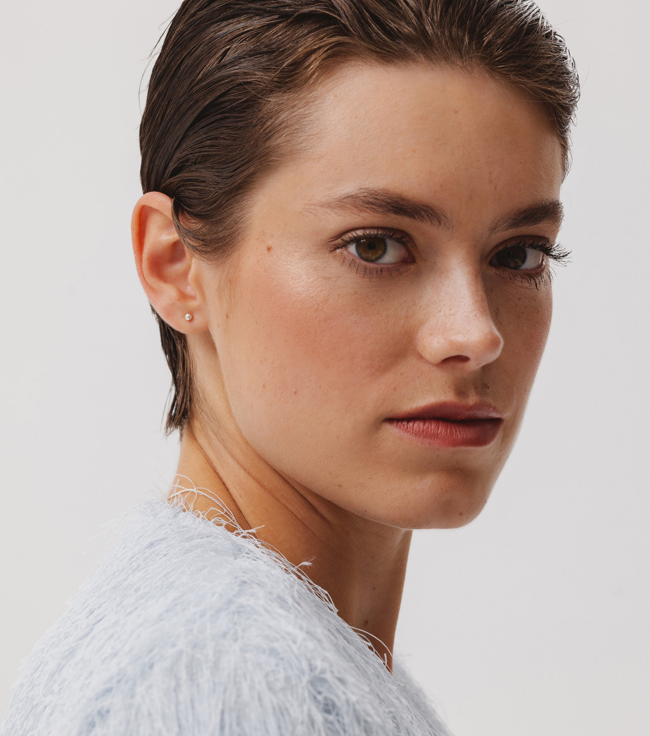 Srebrne kolczyki sztyfty kuleczki