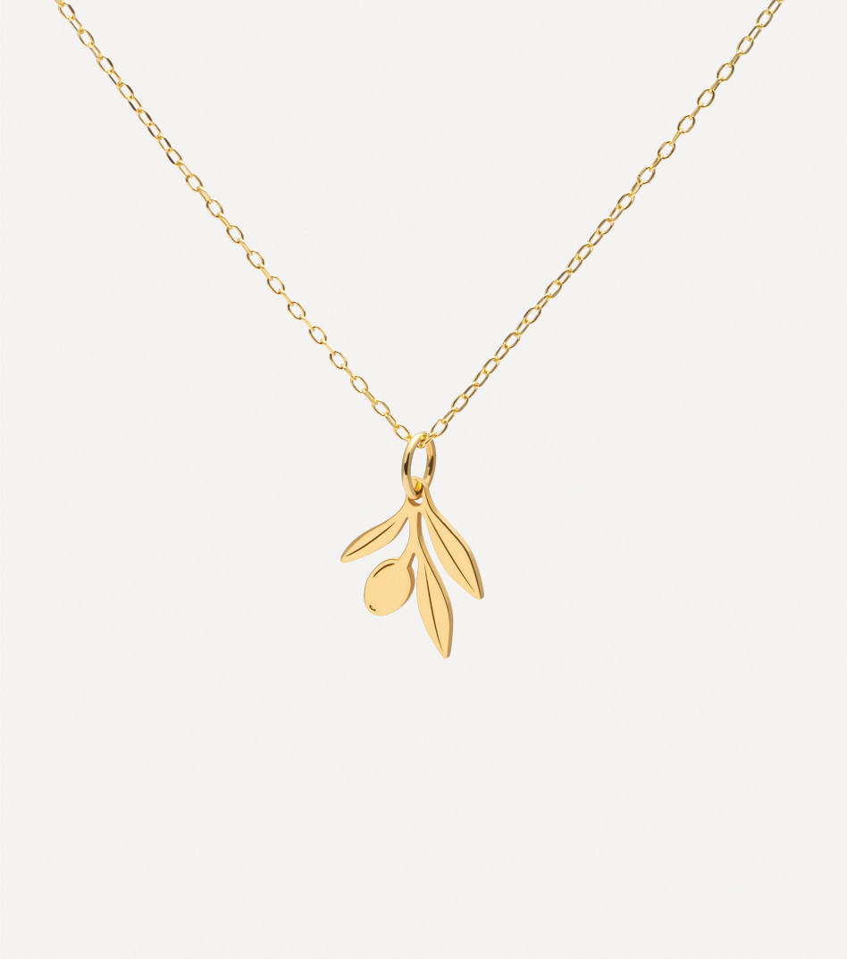 Naszyjnik pozłacany z zawieszką