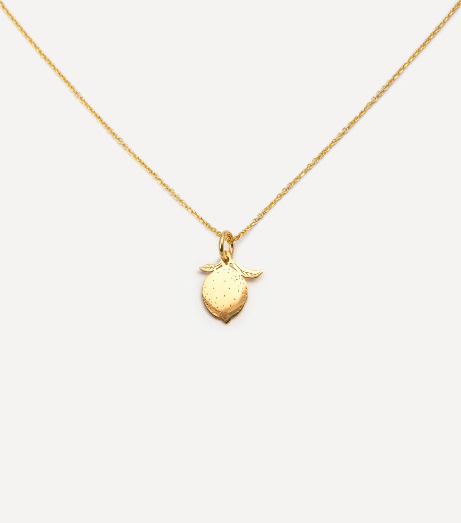 Pozłacany naszyjnik z zawieszką