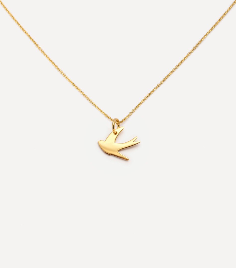 Pozłacany naszyjnik z zawieszką