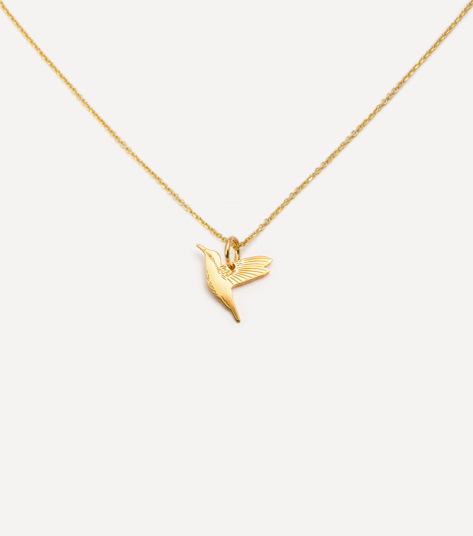 Pozłacany naszyjnik z zawieszką