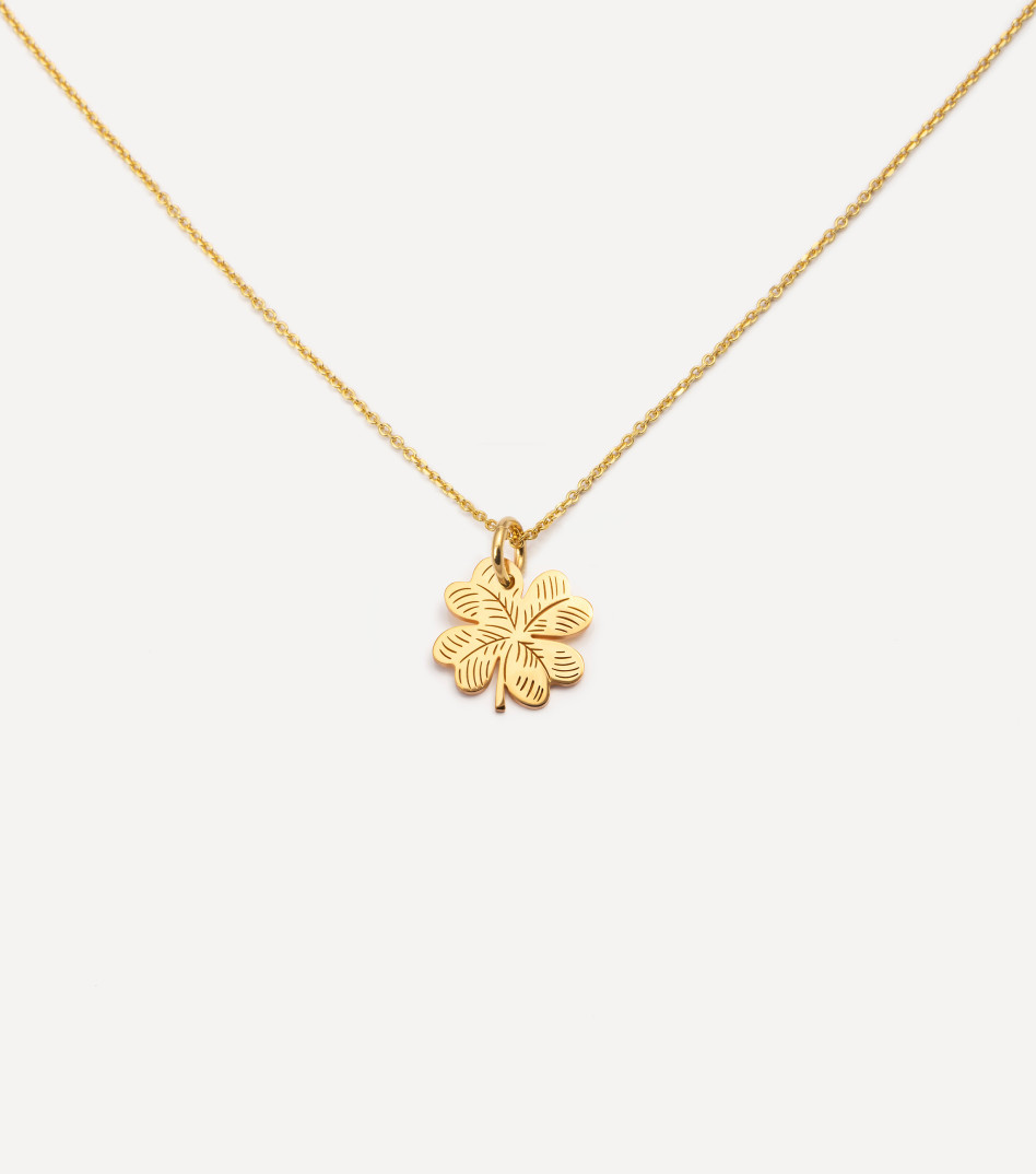 Pozłacany naszyjnik z zawieszką