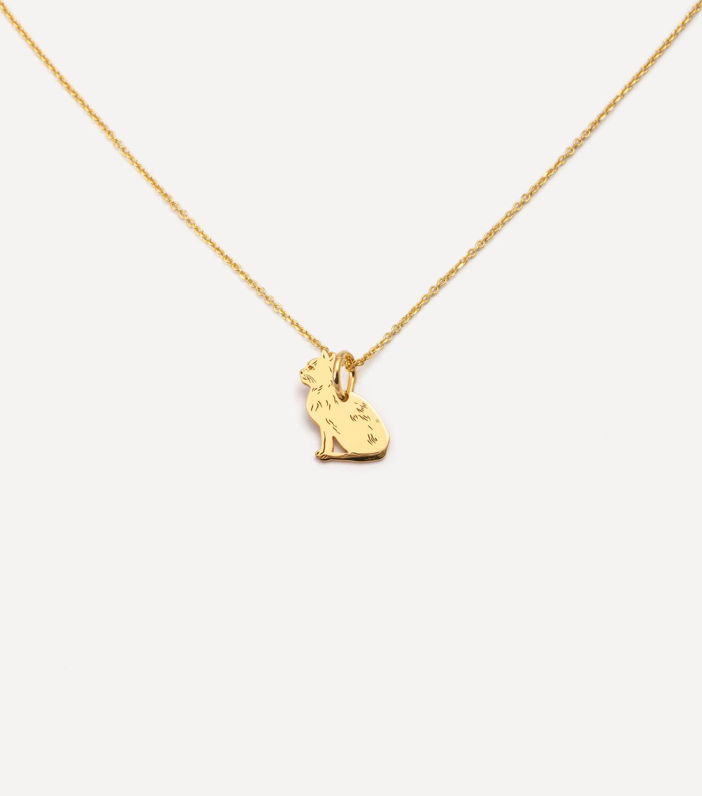 Pozłacany naszyjnik z zawieszką