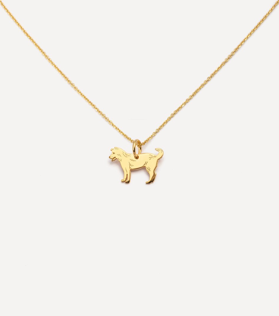 Pozłacany naszyjnik z zawieszką