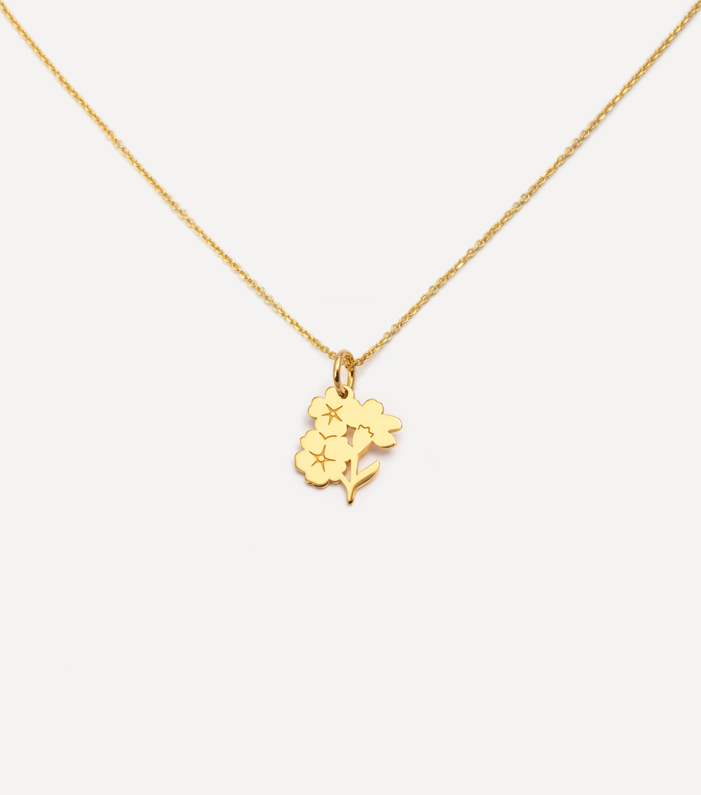 Pozłacany naszyjnik z zawieszką