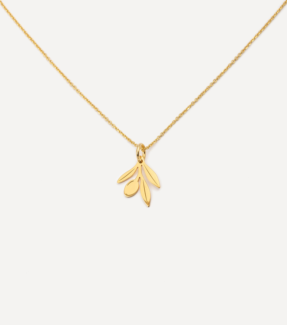 Pozłacany naszyjnik z zawieszką