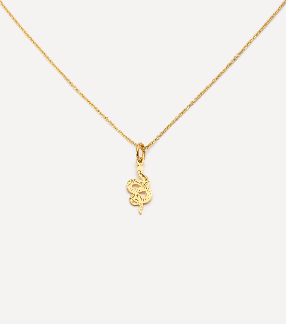 Pozłacany naszyjnik z zawieszką
