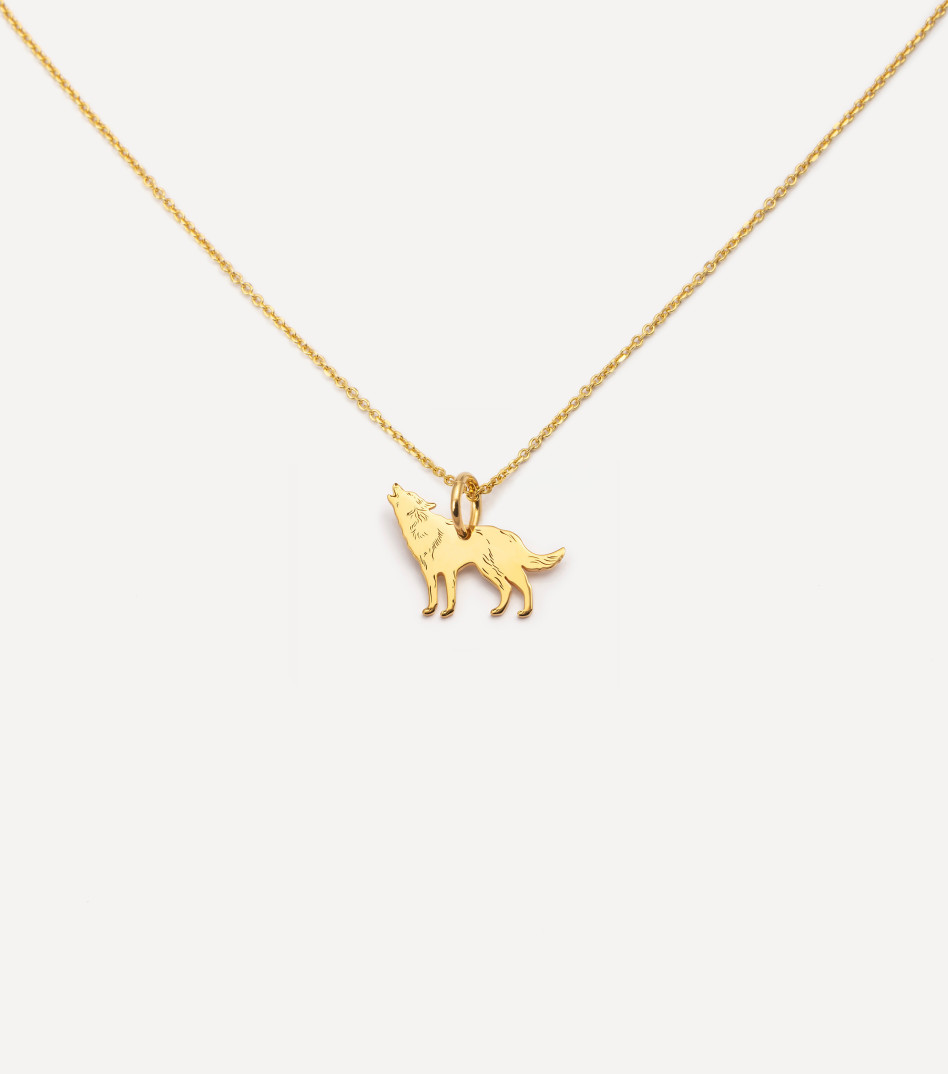 Pozłacany naszyjnik z zawieszką