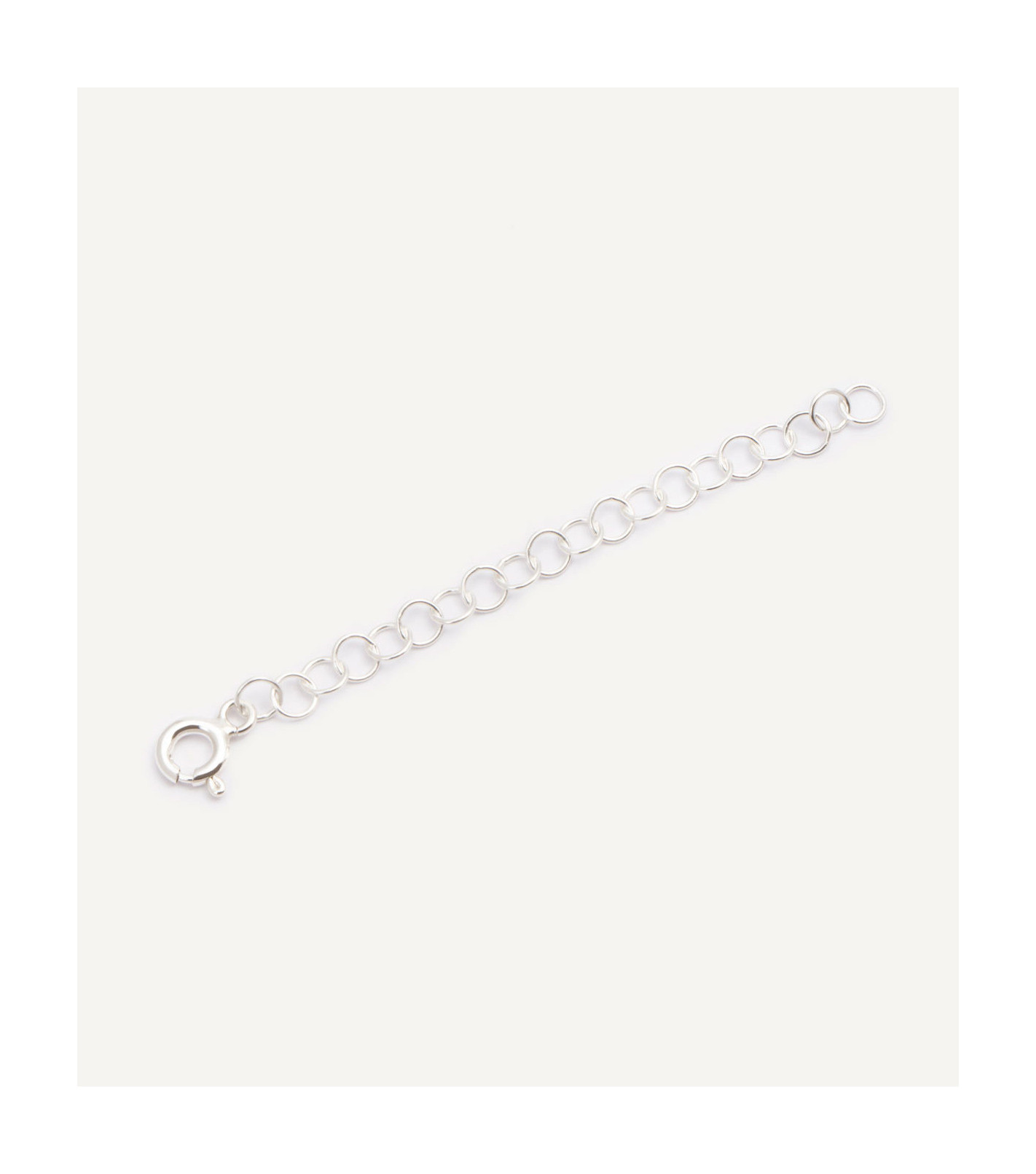 Srebrna przedłużka do naszyjnika