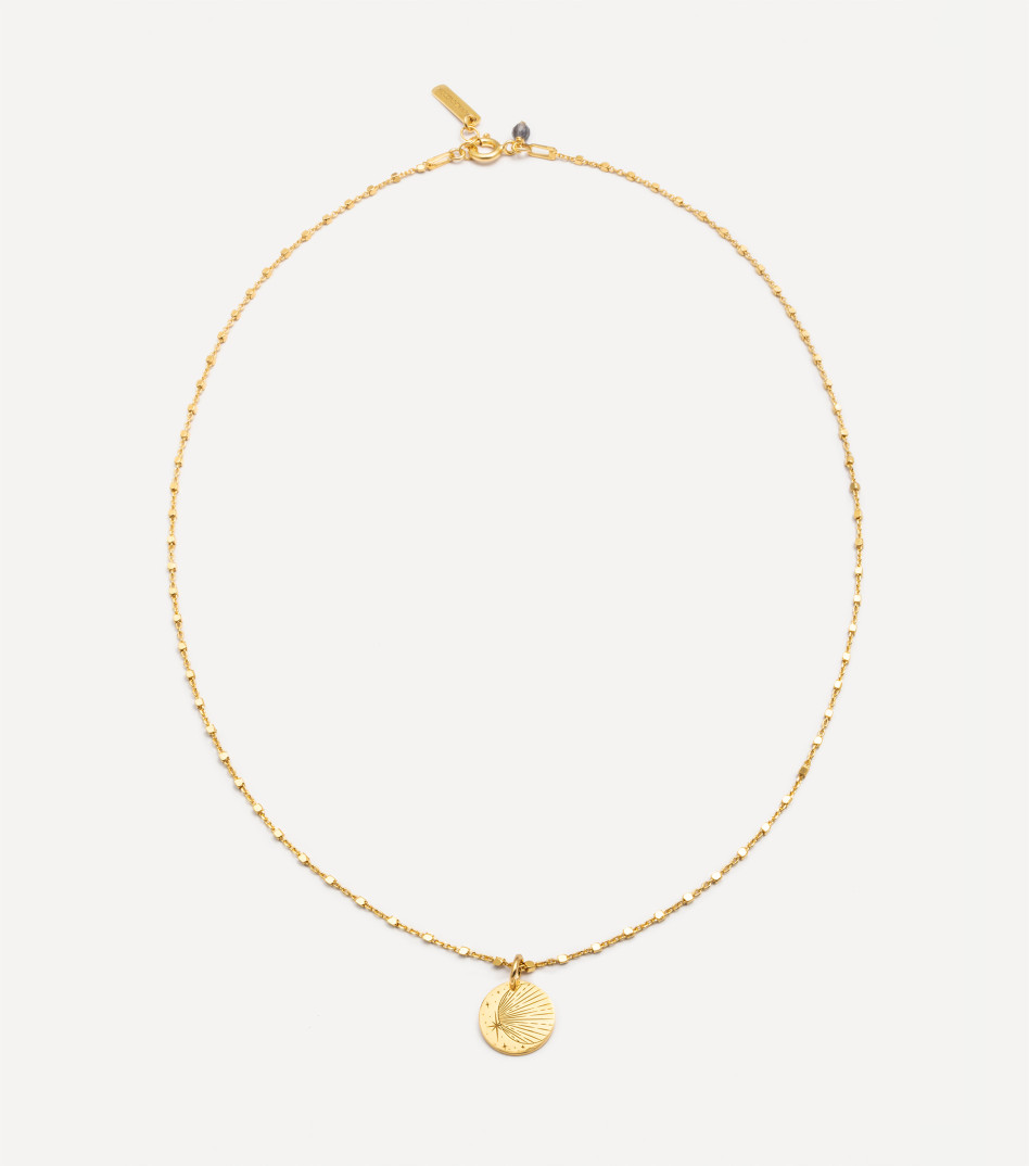 Pozłacany naszyjnik z zawieszką