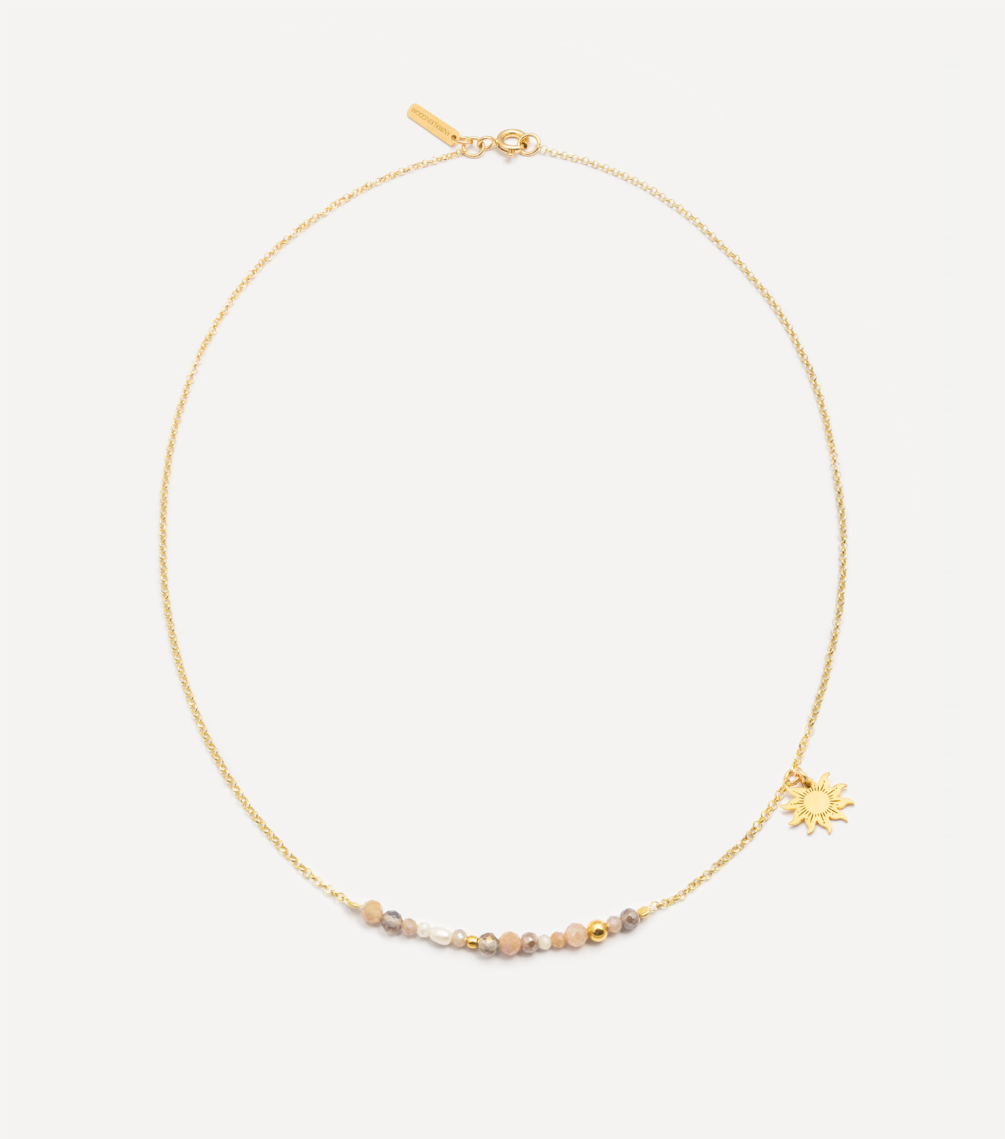 Pozłacany naszyjnik z zawieszką