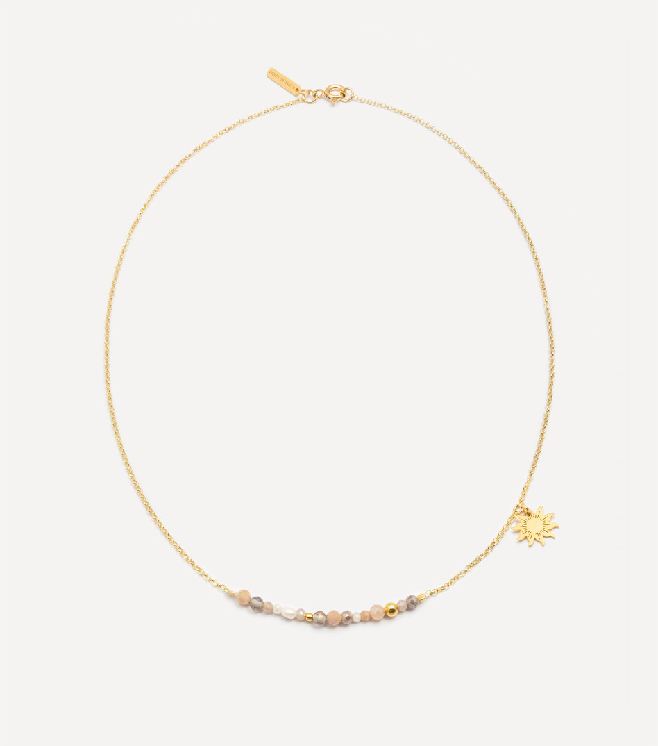 Pozłacany naszyjnik z zawieszką