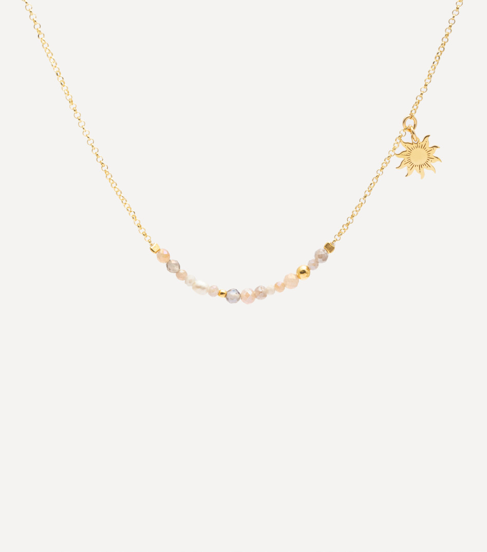 Pozłacany naszyjnik z zawieszką