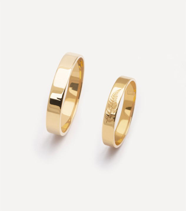 Obrączki ślubne z grawerem