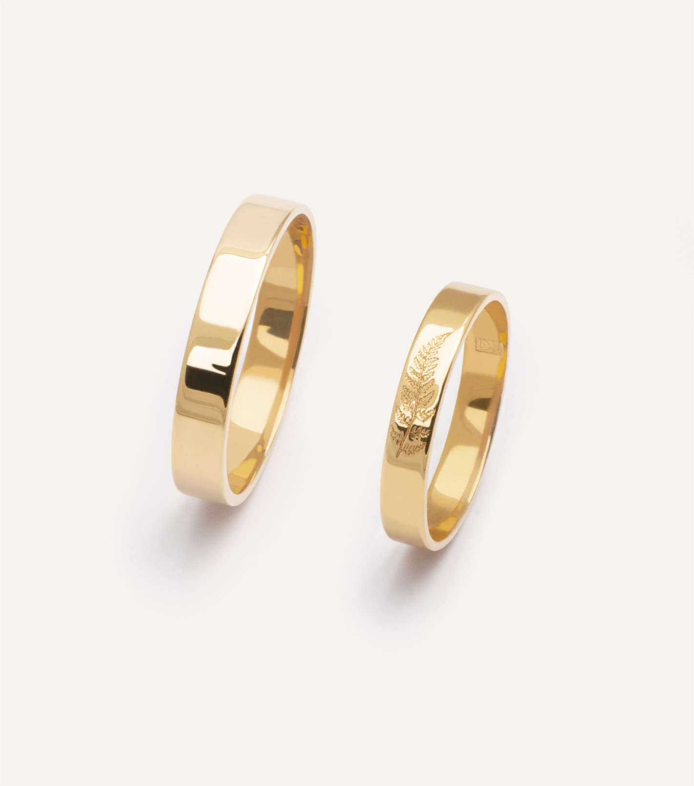 Obrączki ślubne z grawerem