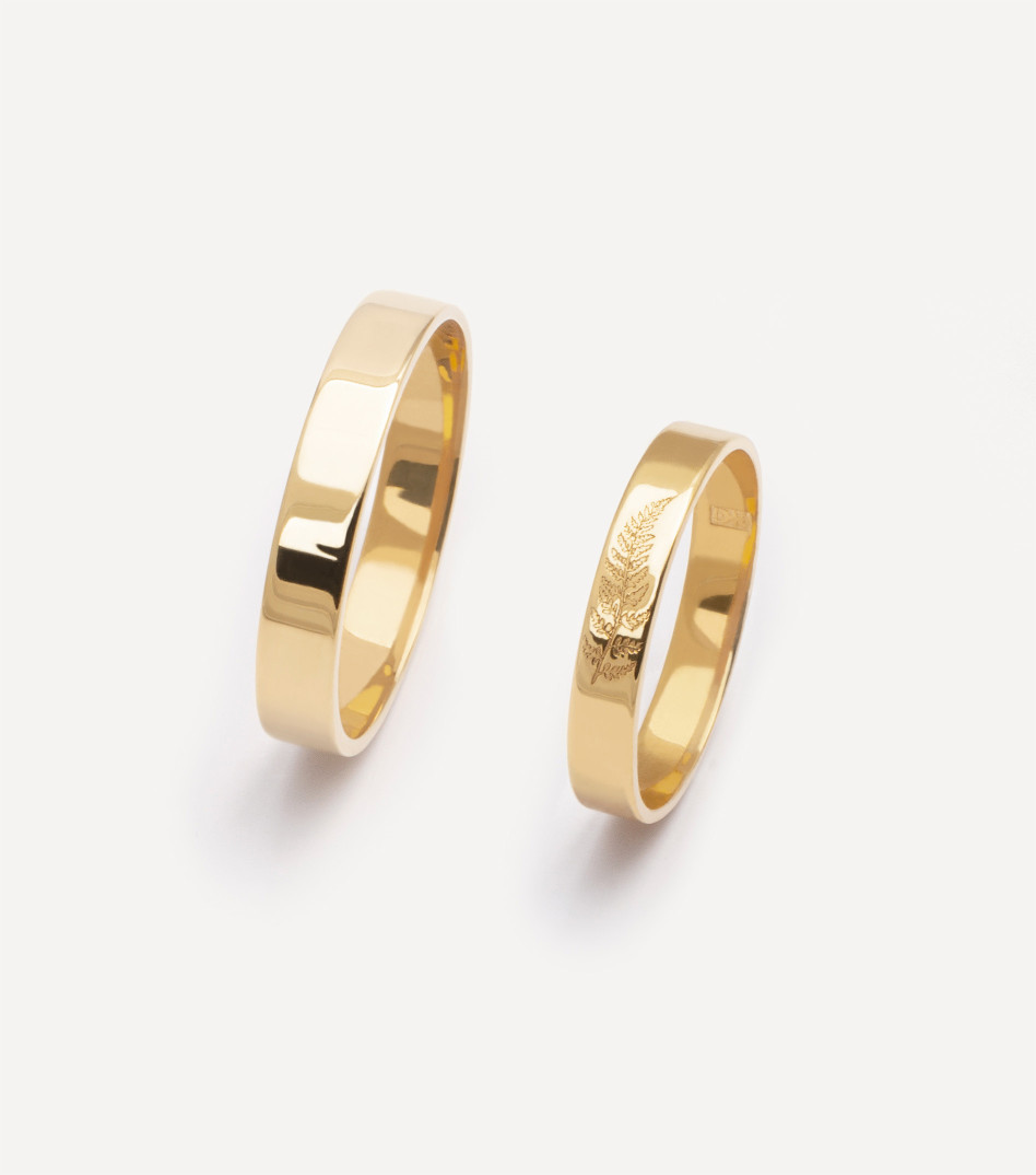 Obrączki ślubne z grawerem