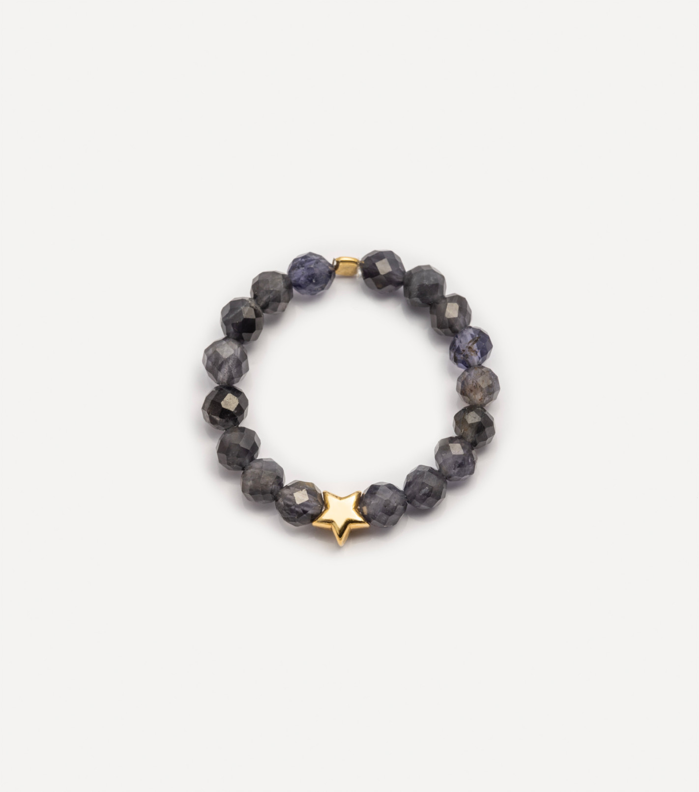 Pozłacany pierścionek z gwiazdką