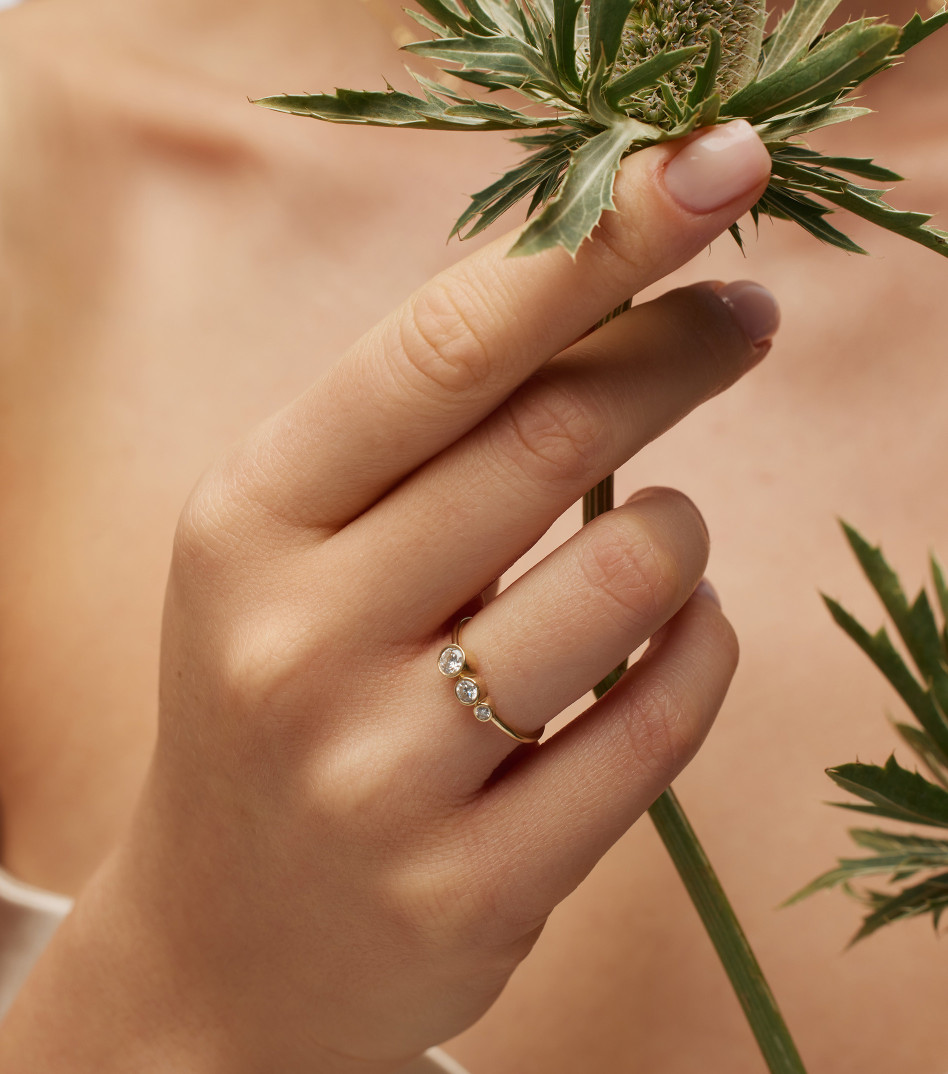 Pierścionek z diamentami