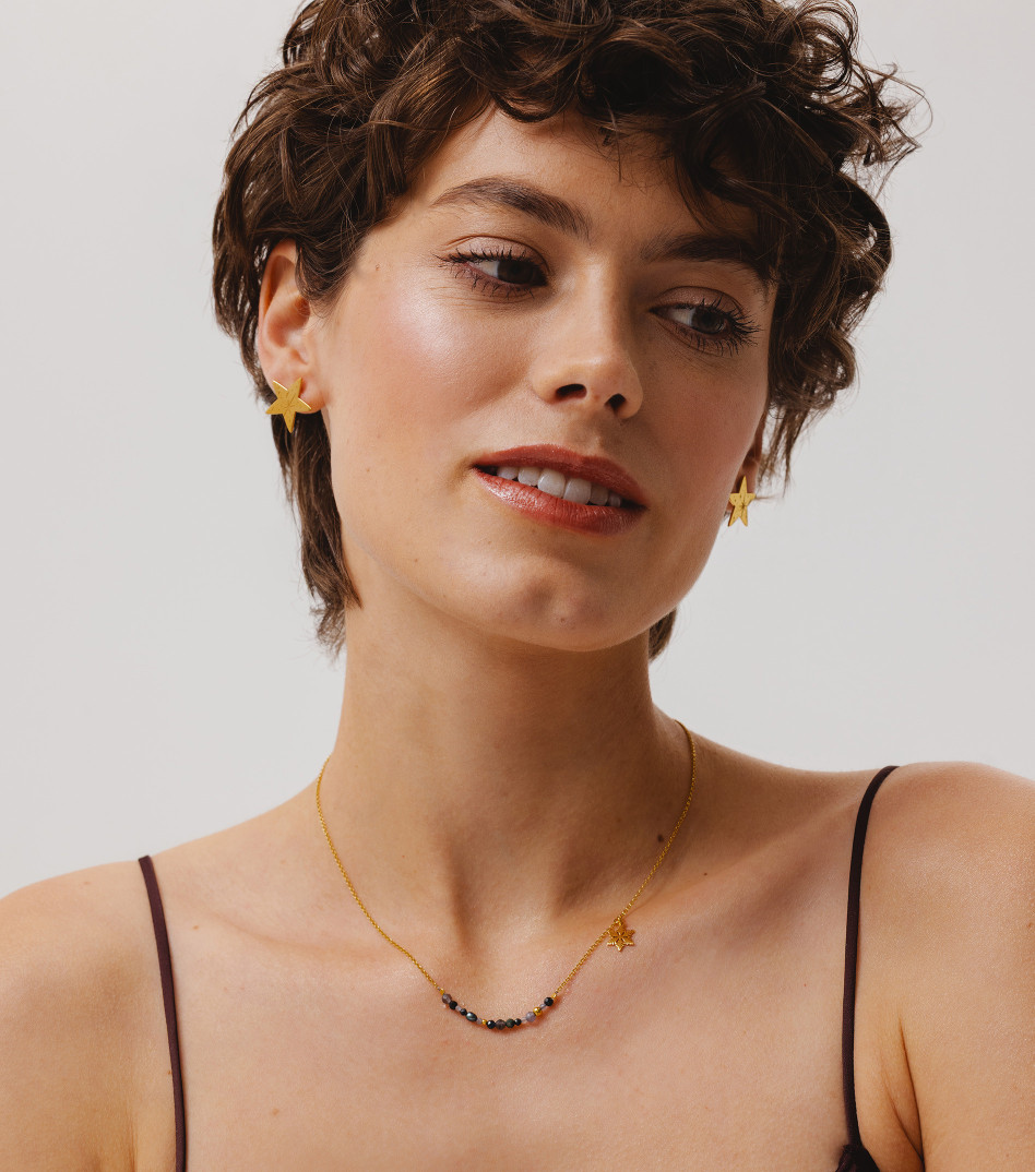 Pozłacany naszyjnik z zawieszką