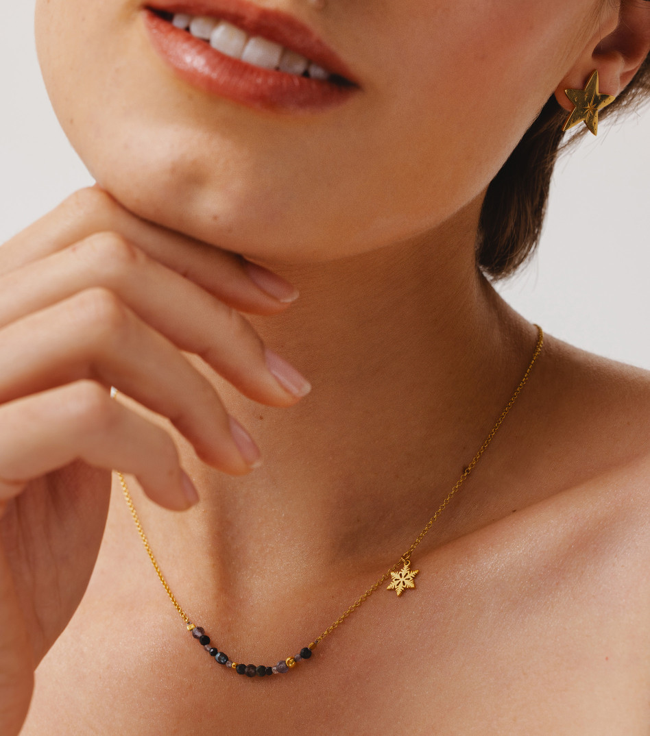 Pozłacany naszyjnik z zawieszką