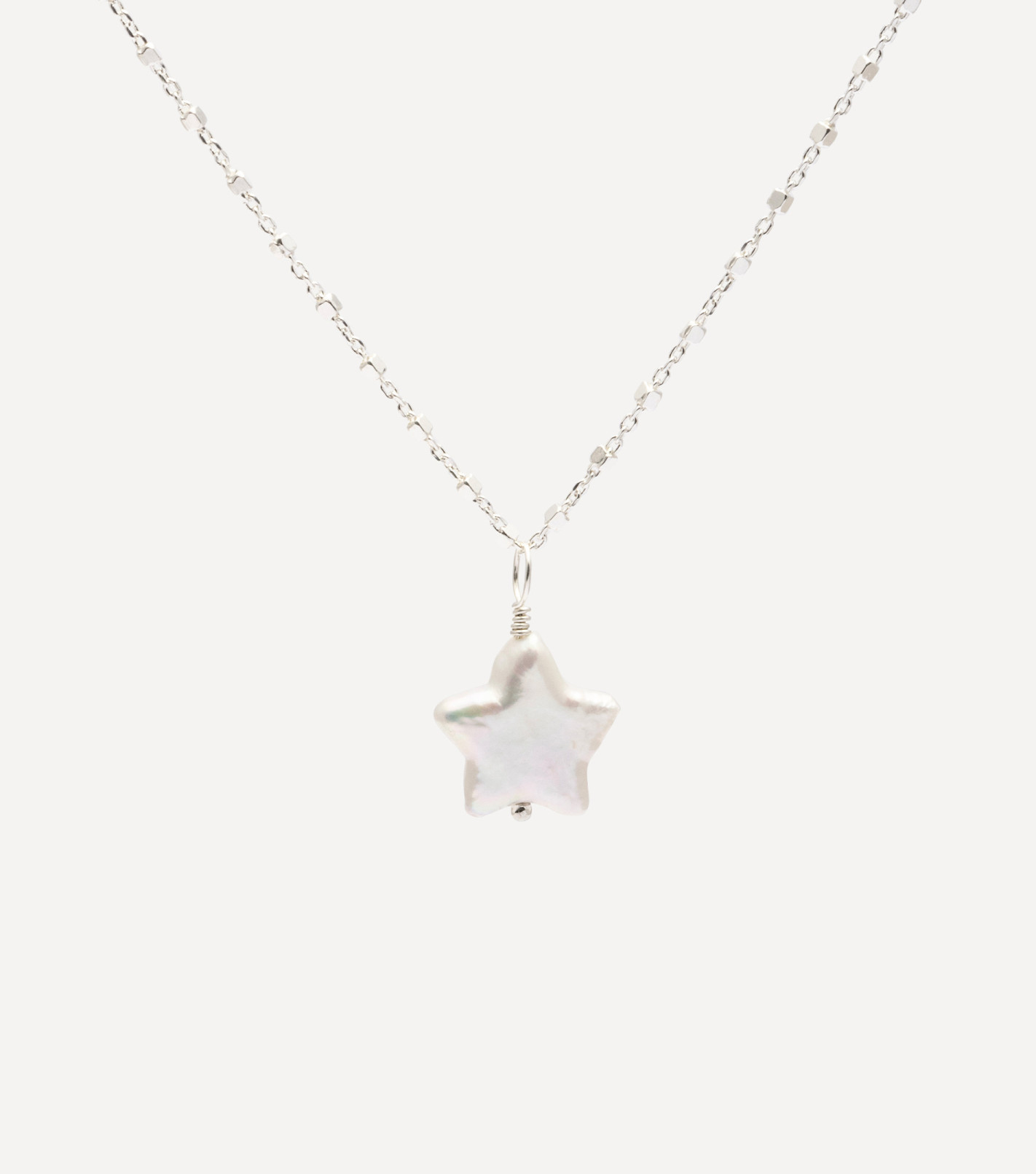 Srebrny naszyjnik z perłą