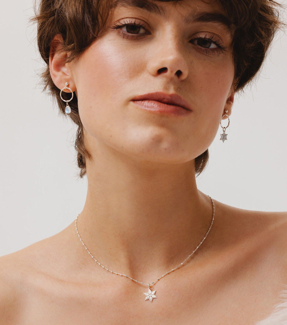 Srebrny naszyjnik z zawieszką