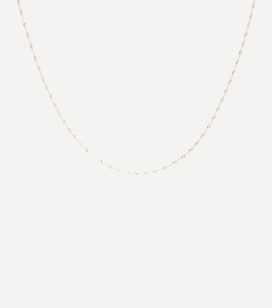 Srebrny łańcuszek singapur