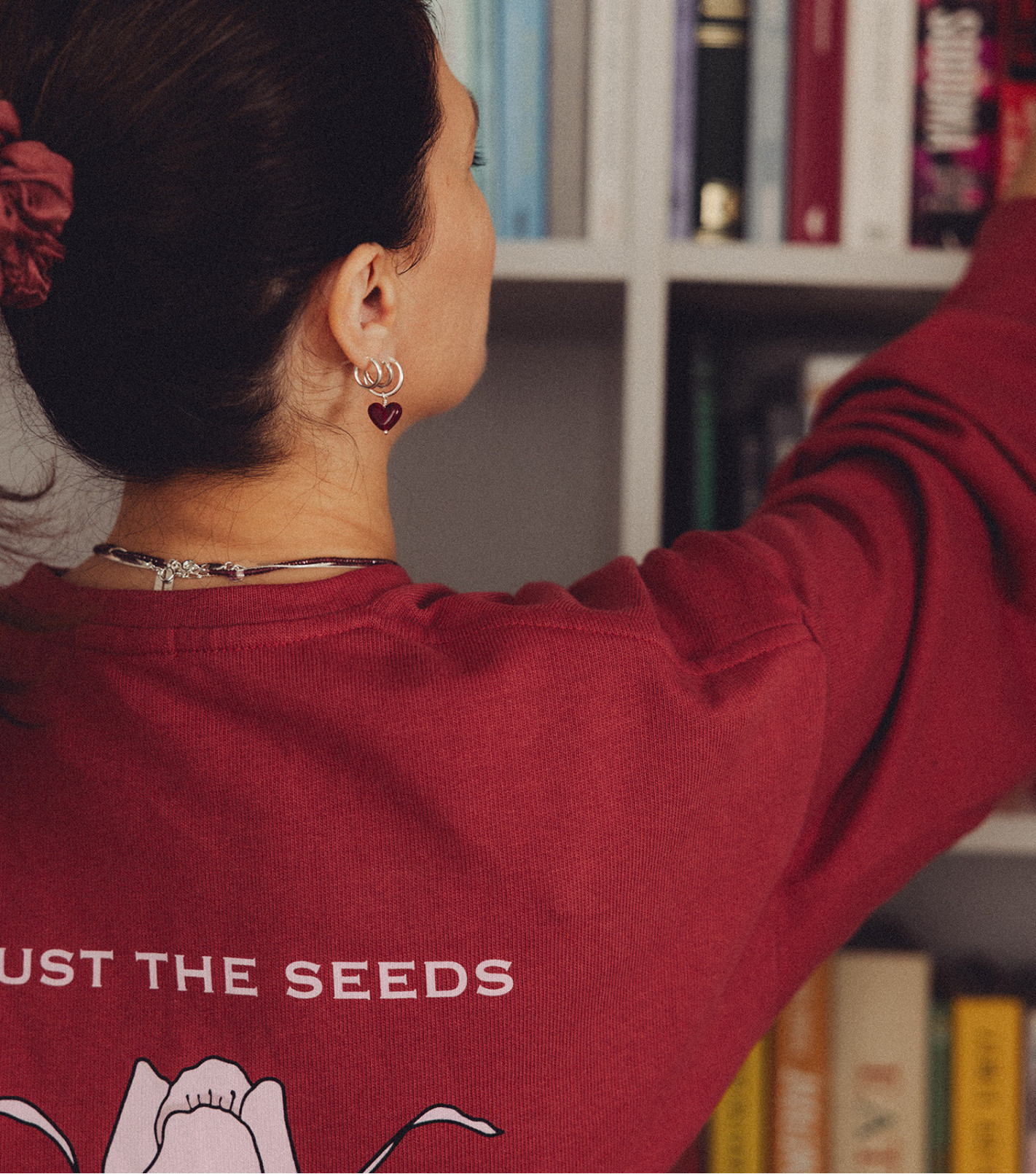 Srebrne kolczyki z sercami