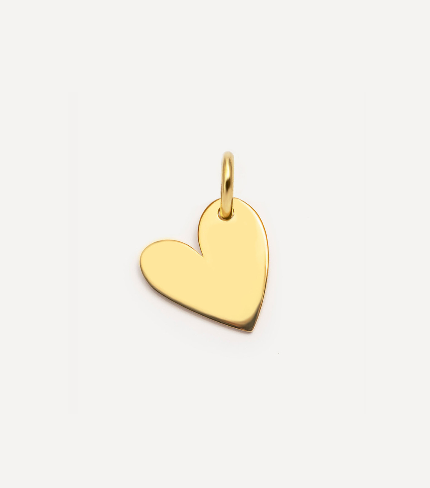Pozłacana zawieszka serce