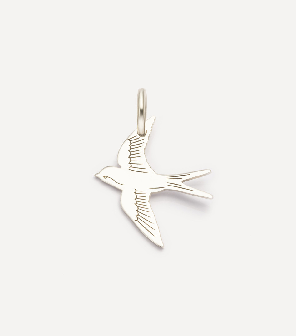 Swallow Pendant in Silver