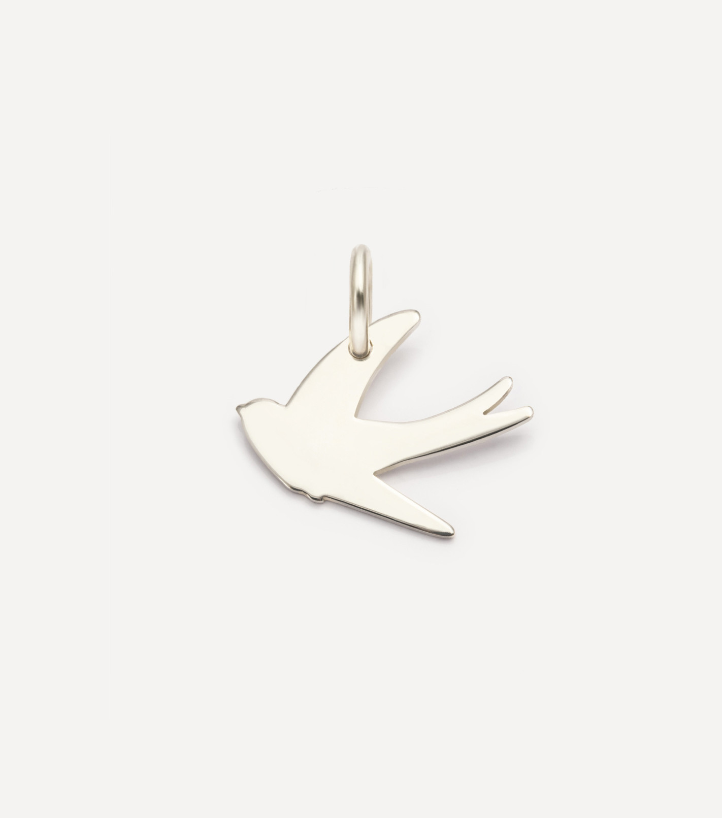 Srebrna zawieszka jaskółka