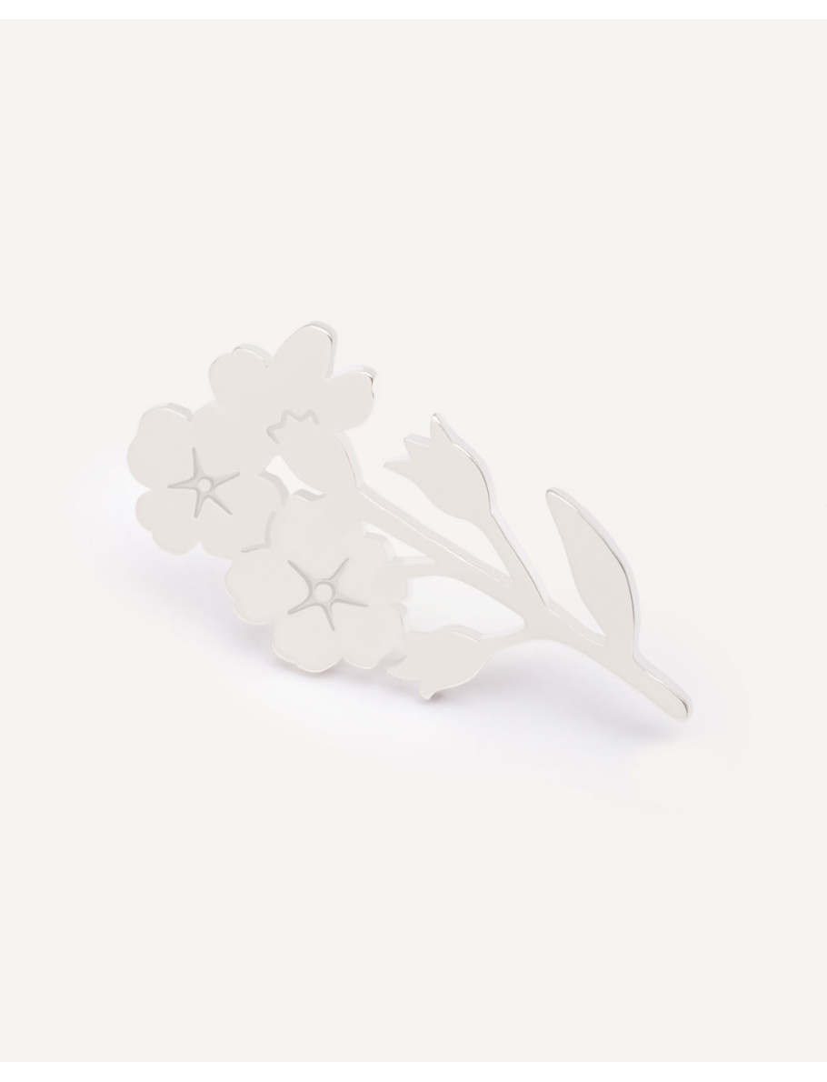 Silver forget-me-not pin