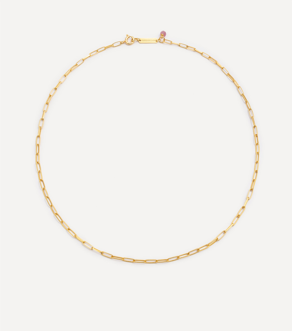 Naszyjnik pozłacany