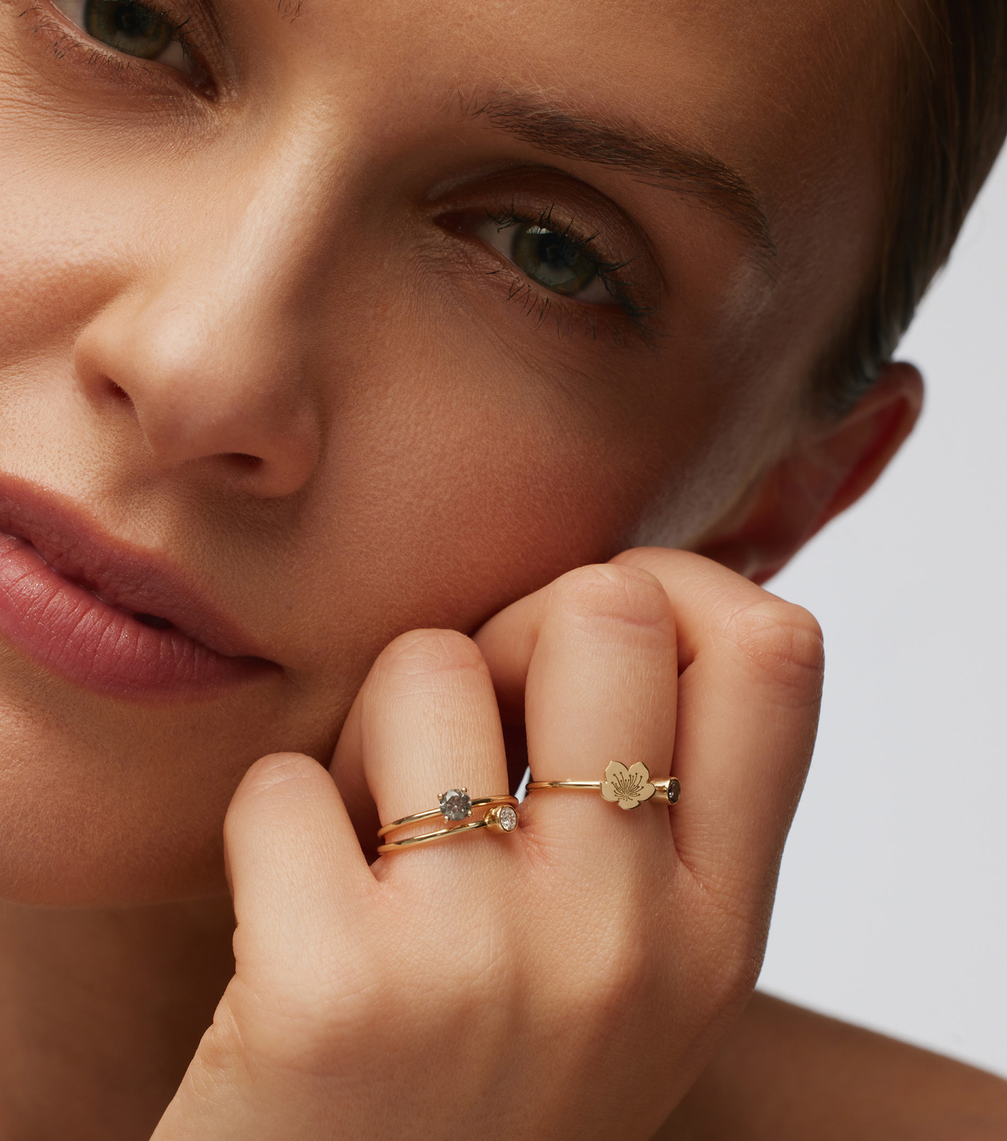 Złoty pierścionek Aurora, Złoty pierścionek Luna i Złoty pierścionek z symbolem