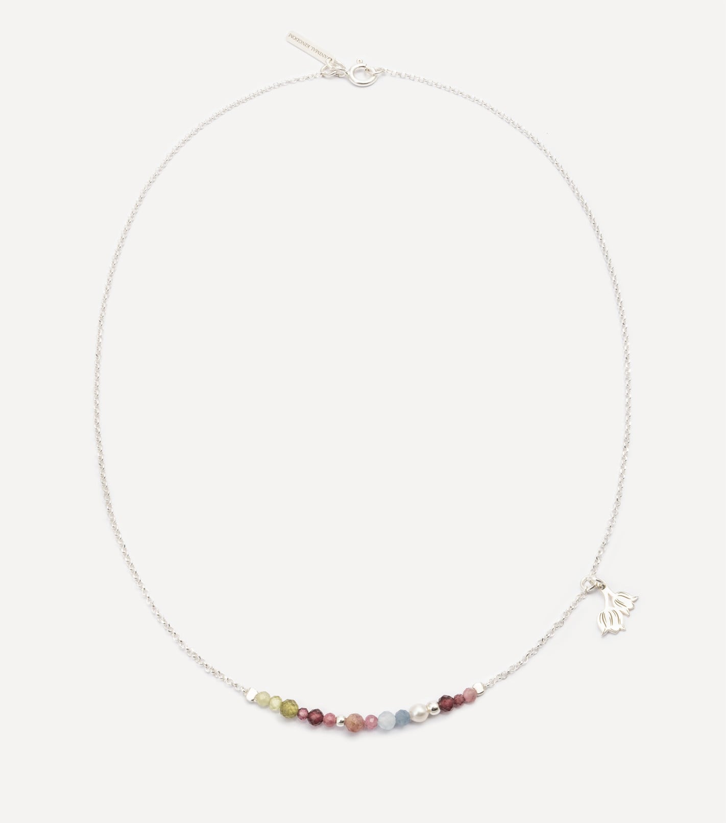 Inner Bloom Necklace in Silver