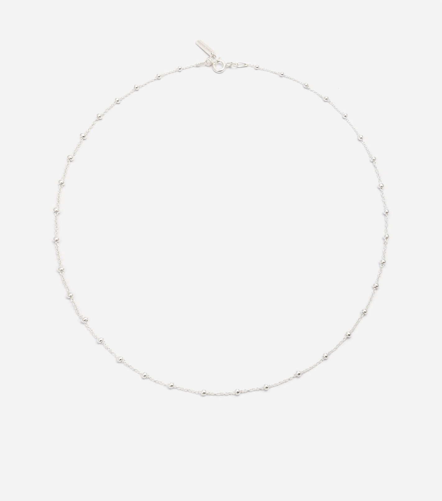 Srebrny naszyjnik z kuleczkami