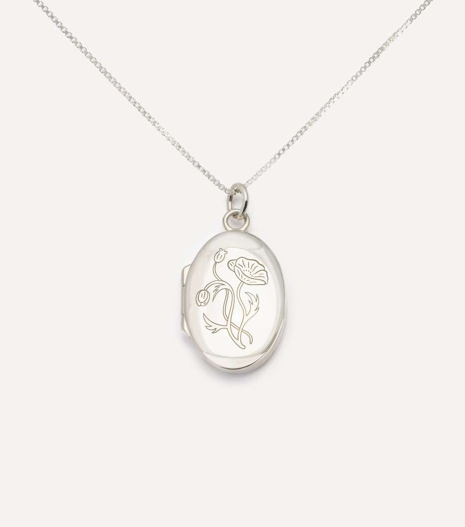 Srebrny naszyjnik z sekretnikiem