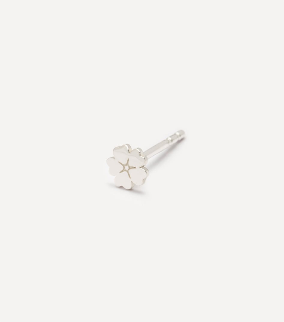 Inner Bloom Mini Stud Earring in Silver