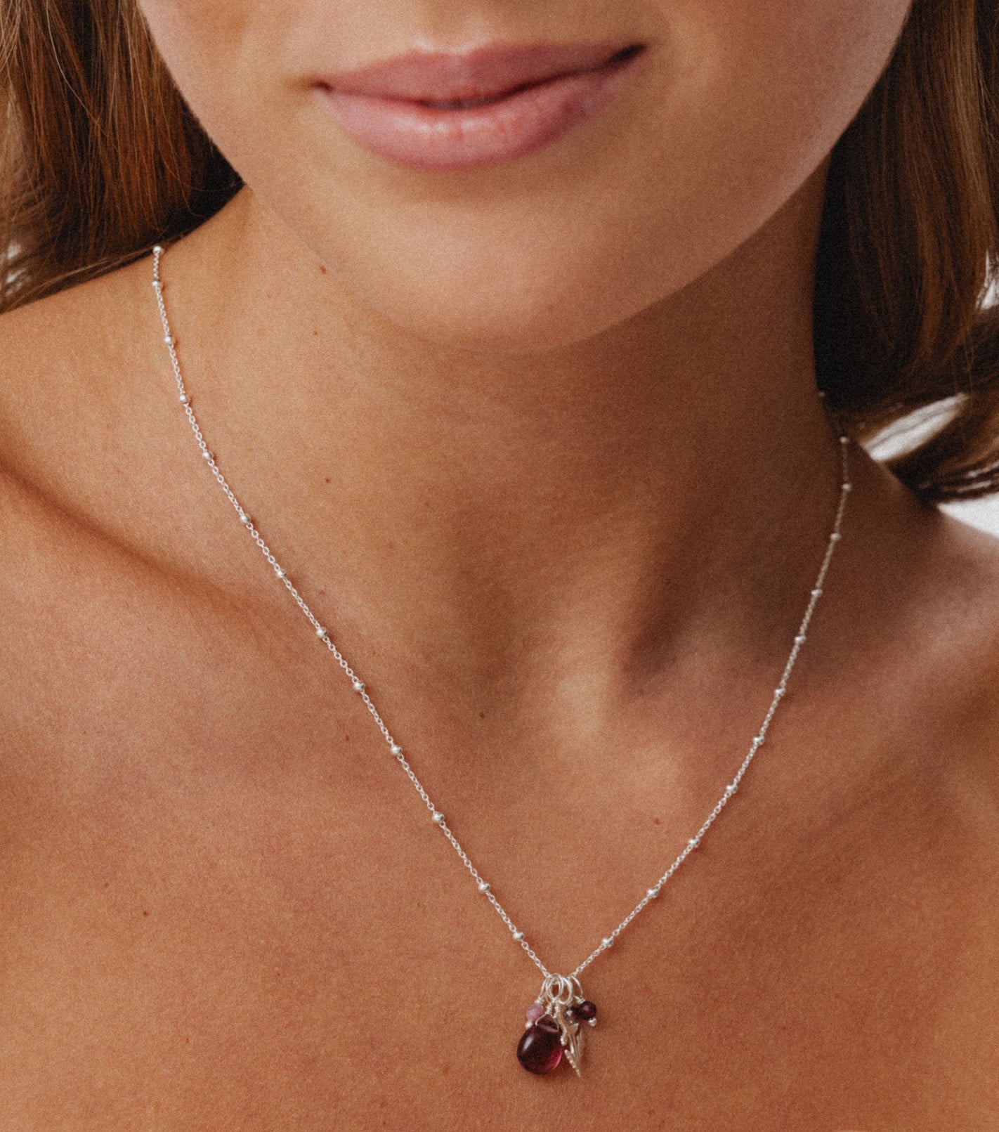 Spring Blossom Pendant in Silver
