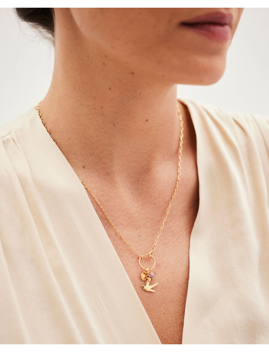 Be Wild gold plated necklace