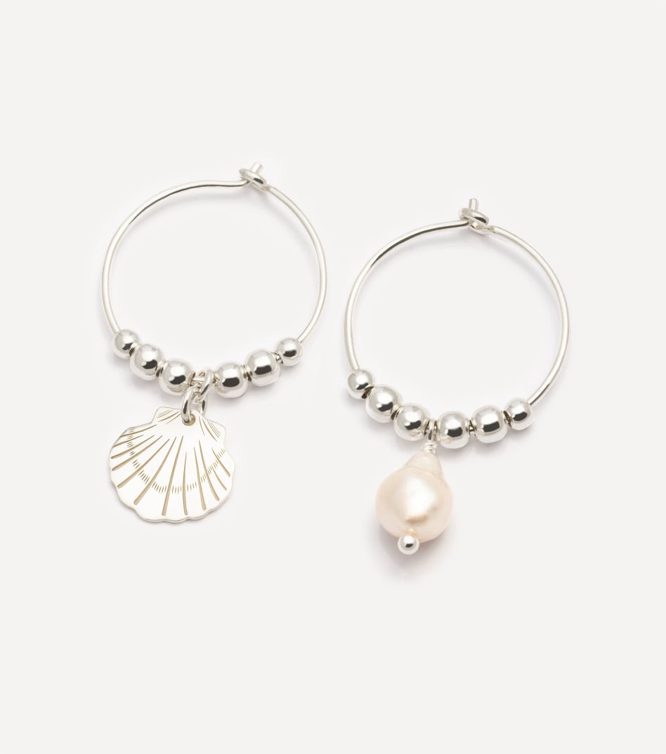 Ciao Bella Hoop Earrings in Silver