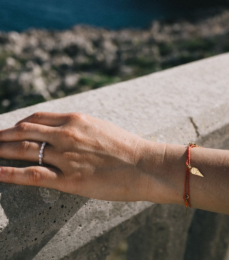 Ciao Bella Cord Bracelet in Gold