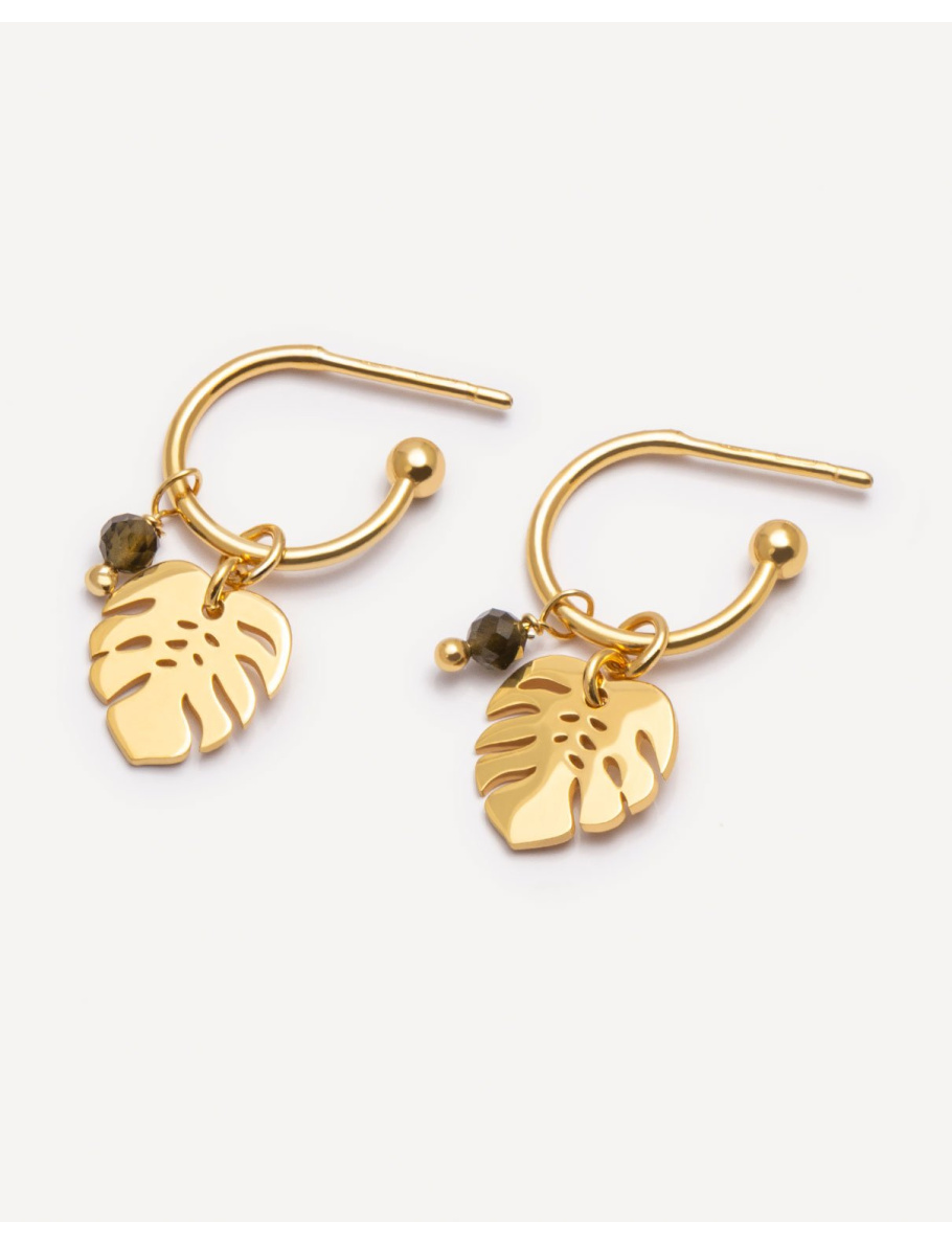 Be Wild gold plated earrings