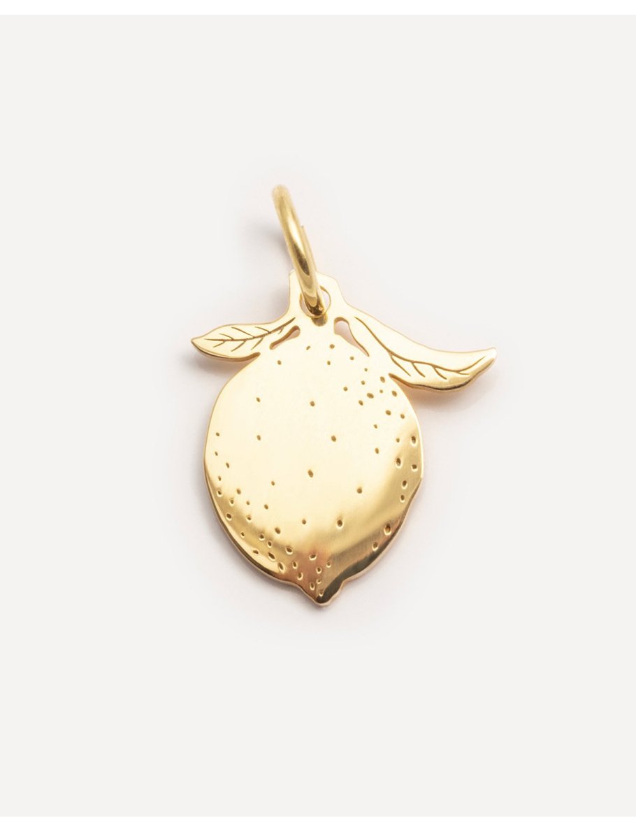 Be natural gold plated charm