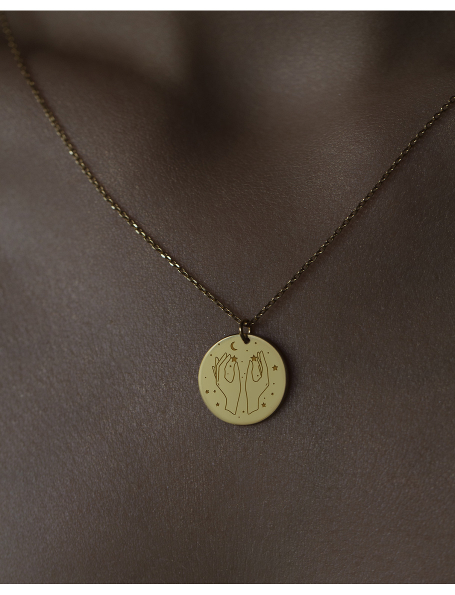 Gold plated Cancer necklace