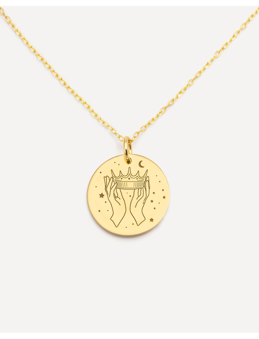 Gold plated Leo necklace