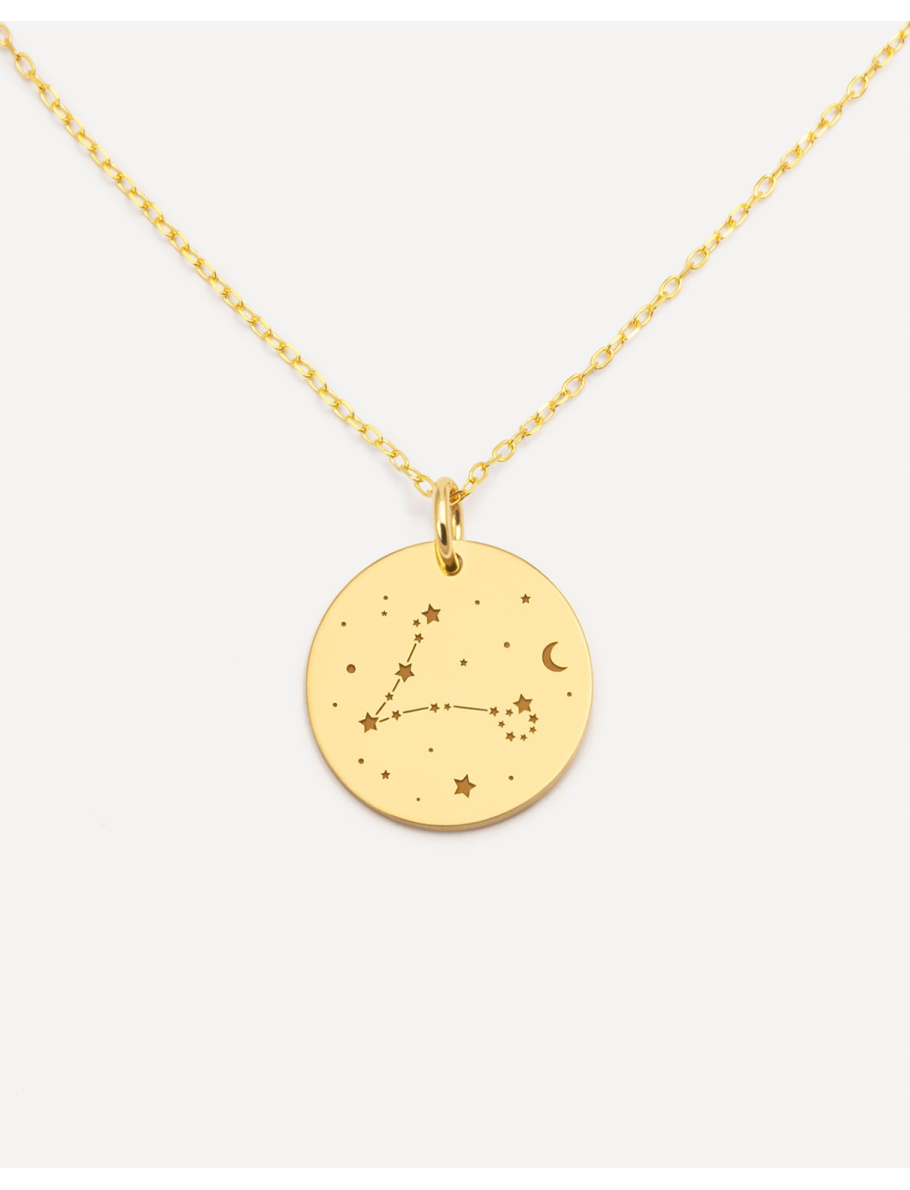 Gold plated Pisces necklace