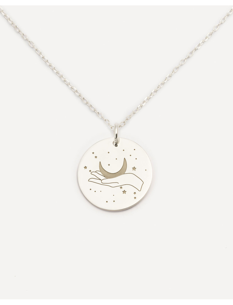 Silver Taurus necklace